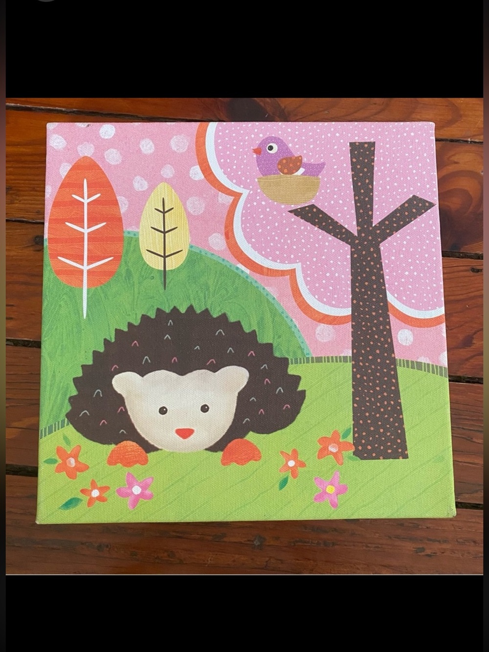 Love & Nature Hedgehog Pal Wall Art 10x10